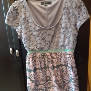 XXI Lace Multi-color Baby Doll Top M